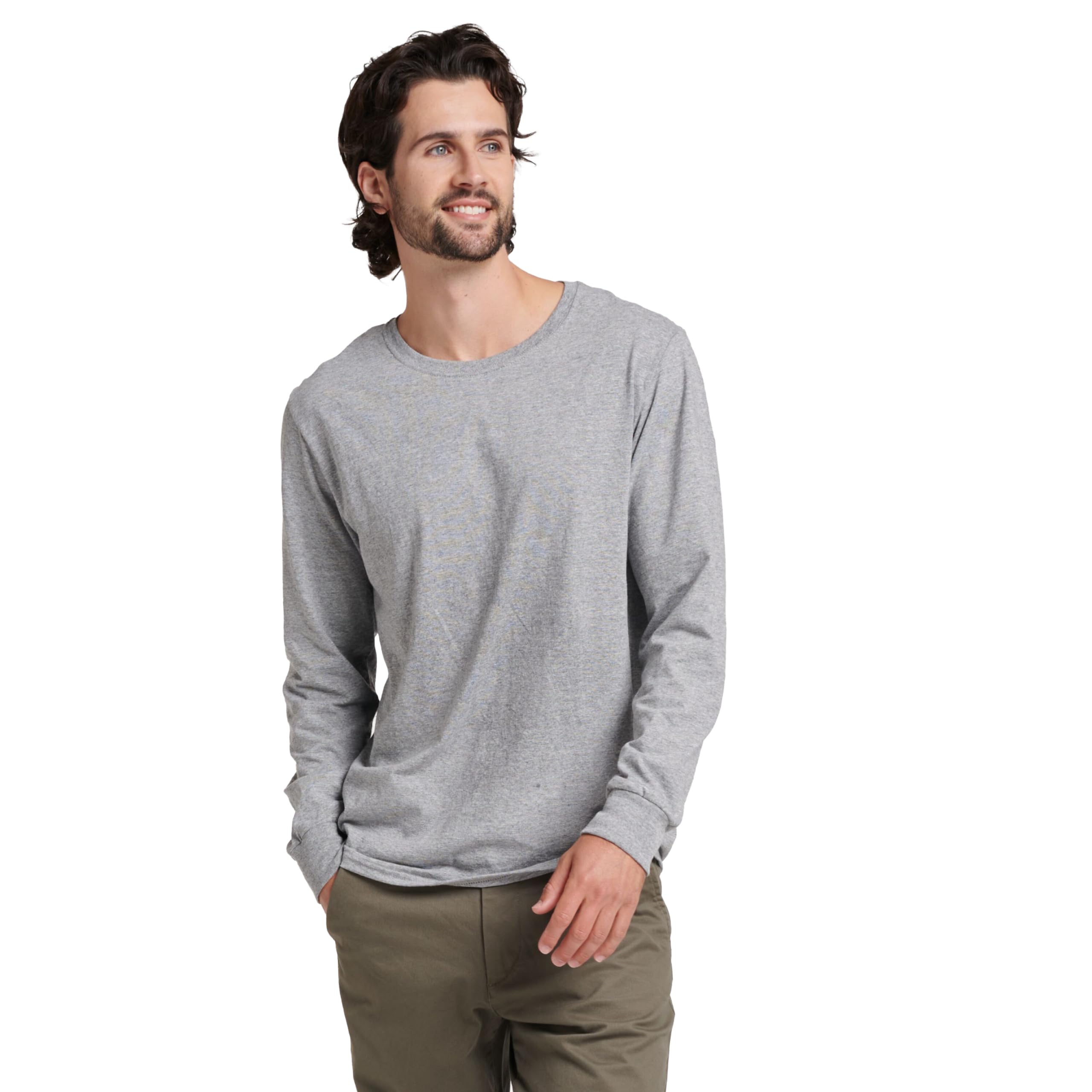Russell Athletic mens Essenital Men's Long Sleeve Tee T-Shirt
