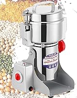 Vista 10 de Moongiantgo Molinillo de granos eléctrico de 5.29 oz, molinillo de especias comercial de 850 W, pulverizador de acero inoxidable, máquina