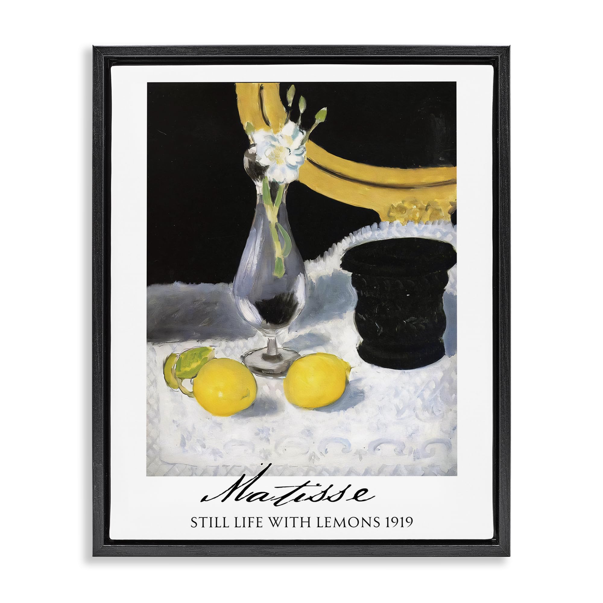 'Matisse Still Life Lemons'| Floating Frame Canvas Art