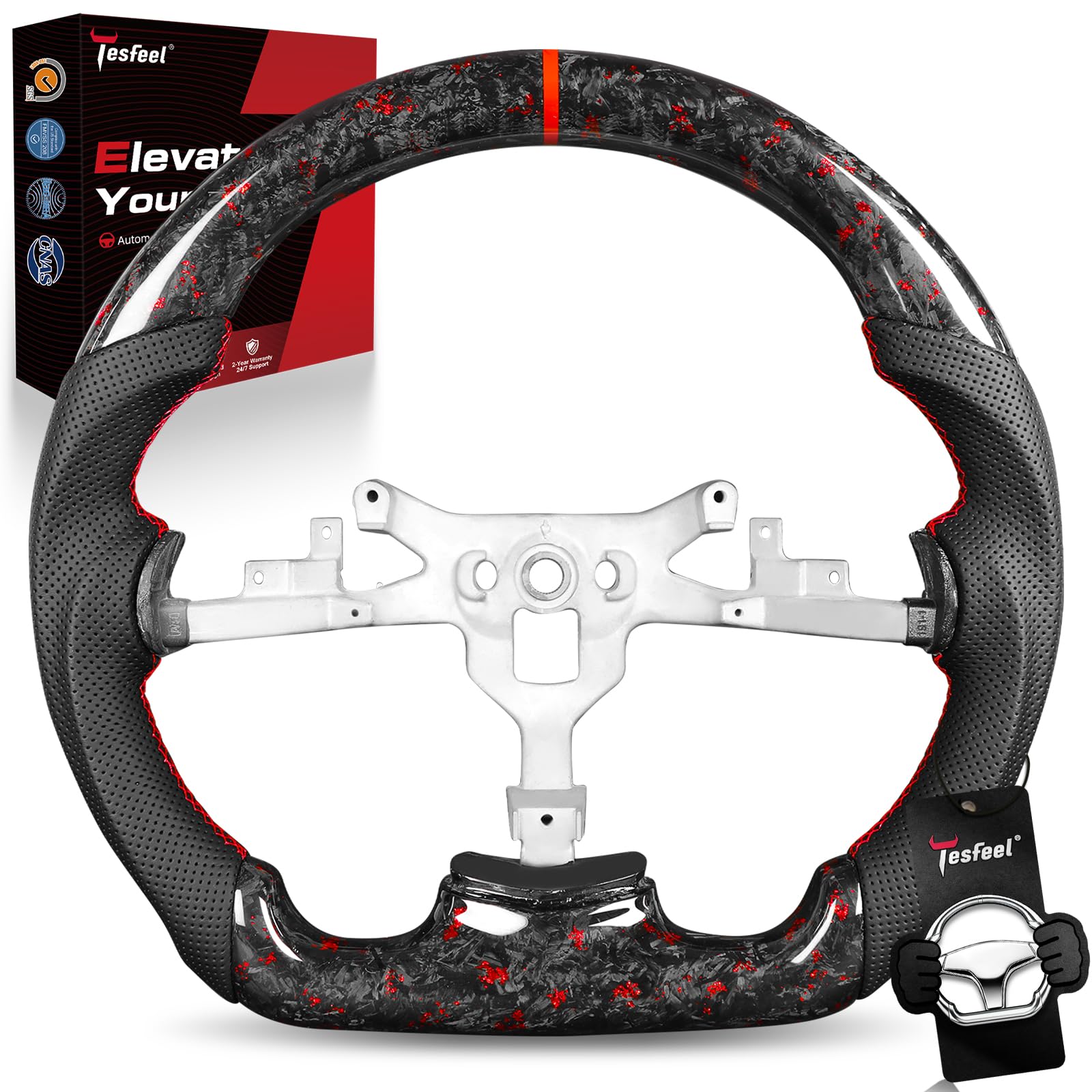 Forged Carbon Fiber Steering Wheel for Chevy Corvette C6 2006-2011