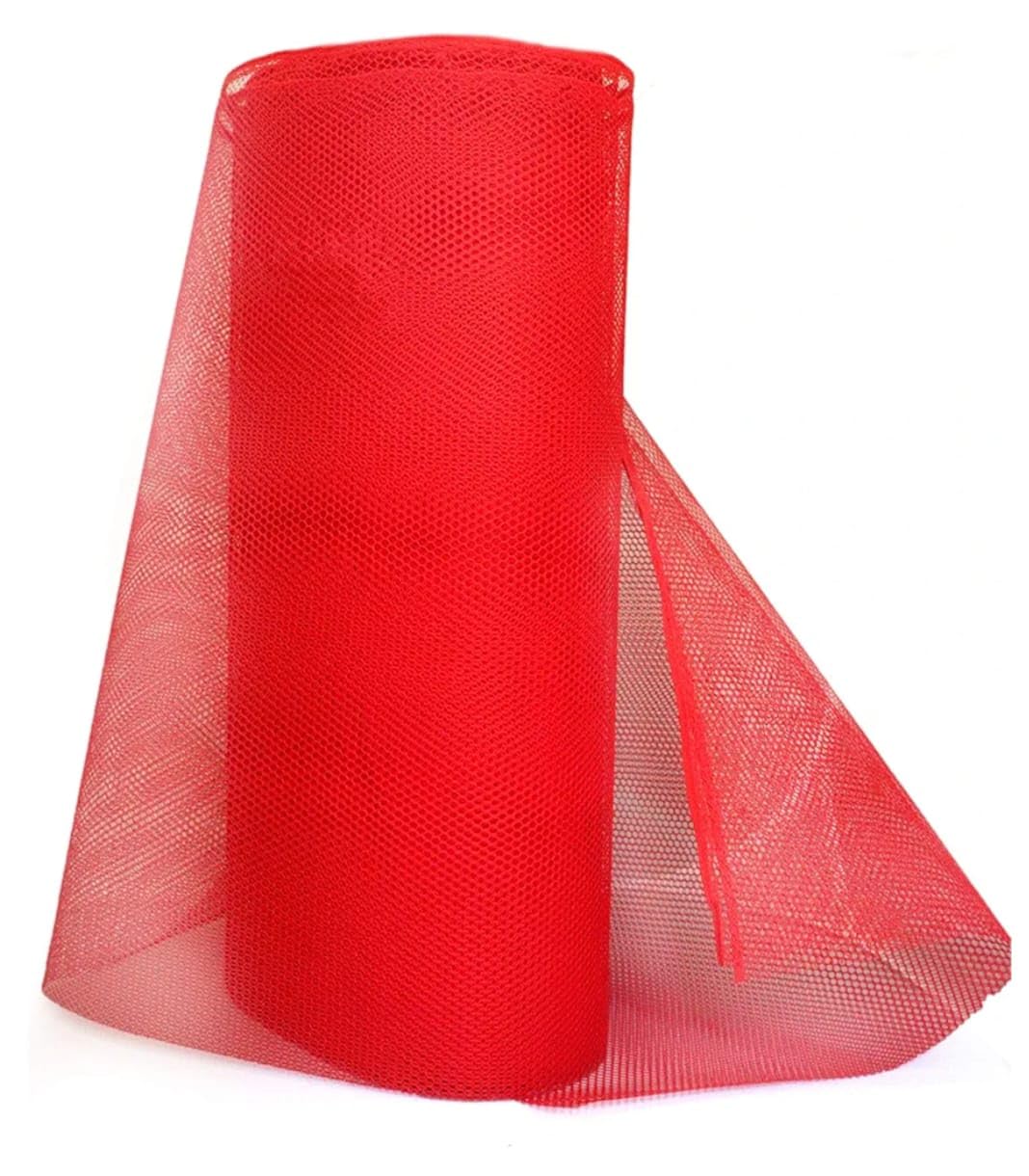 Can Can Net Fabric 2 Mtr Hard Finish Boutique Range Cancan Red Cancan (2 metre)
