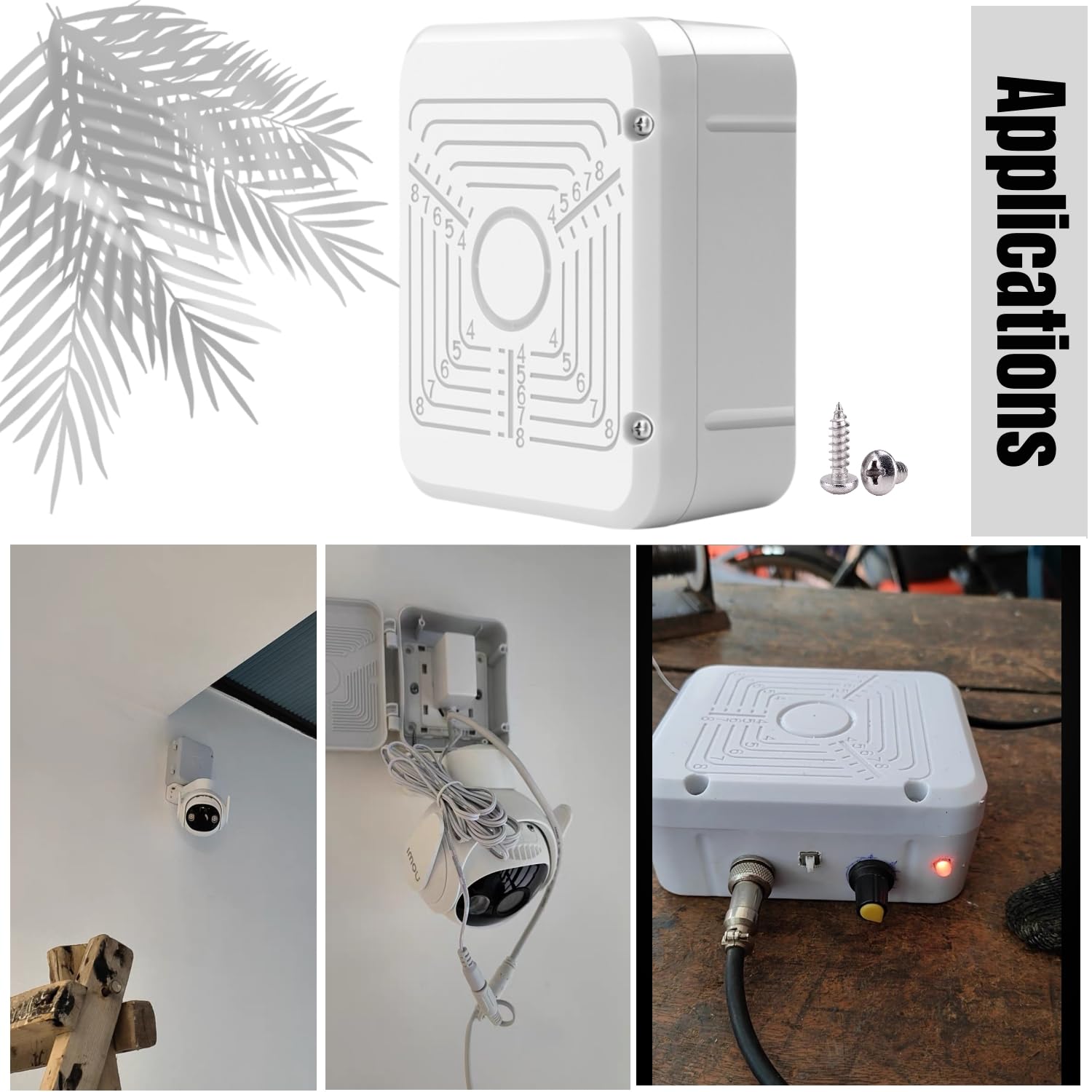 2-Pack Square Security Camera Junction Box Jordan Ubuy