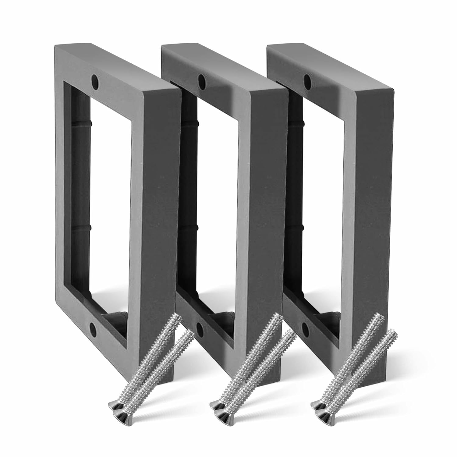 3/4" ReceptXtenders 3Pack Single Gang, Receptacle Outlet Box Extender