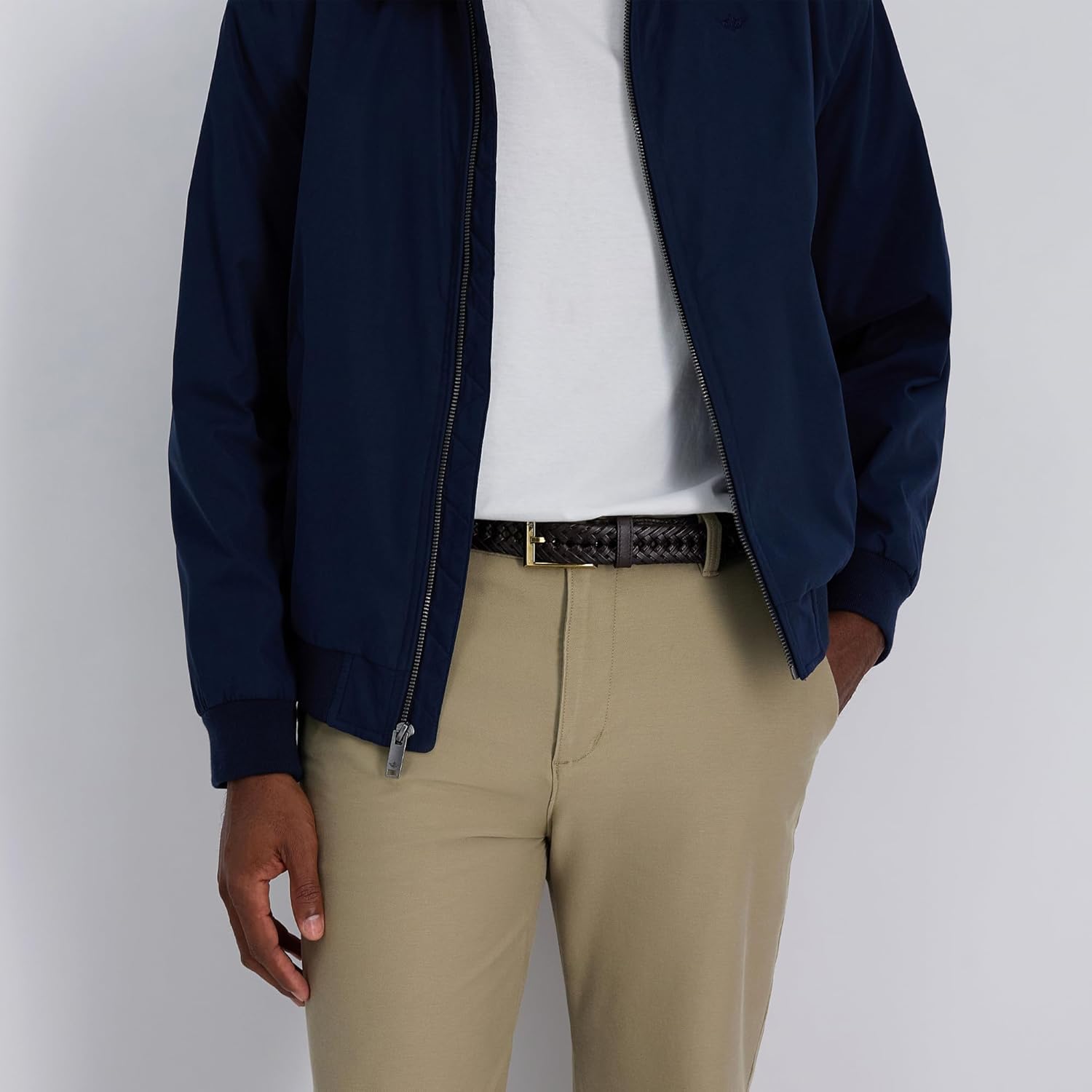 DOCKERS mens Braided Belt - Image 6