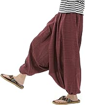 Okinawa Giken Men's/Women's/Unisex Sarouel Pants, Aladdin Pants, Thai Pants