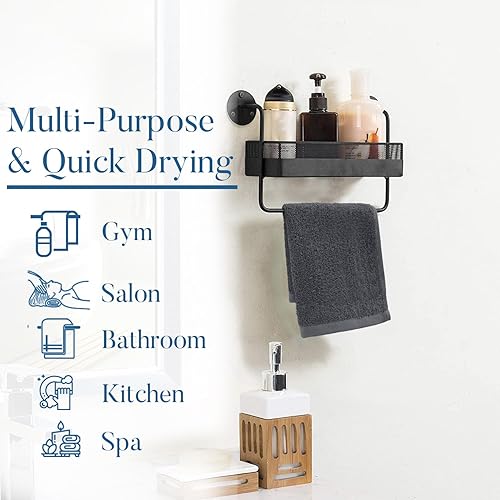 Miniatura 102 de DAN RIVER Juego de 4 toallas de baño, 27 x 54 pulgadas, 100% algodón, más grandes y ligeras, de secado rápido, súper suaves y absorbentes, toallas