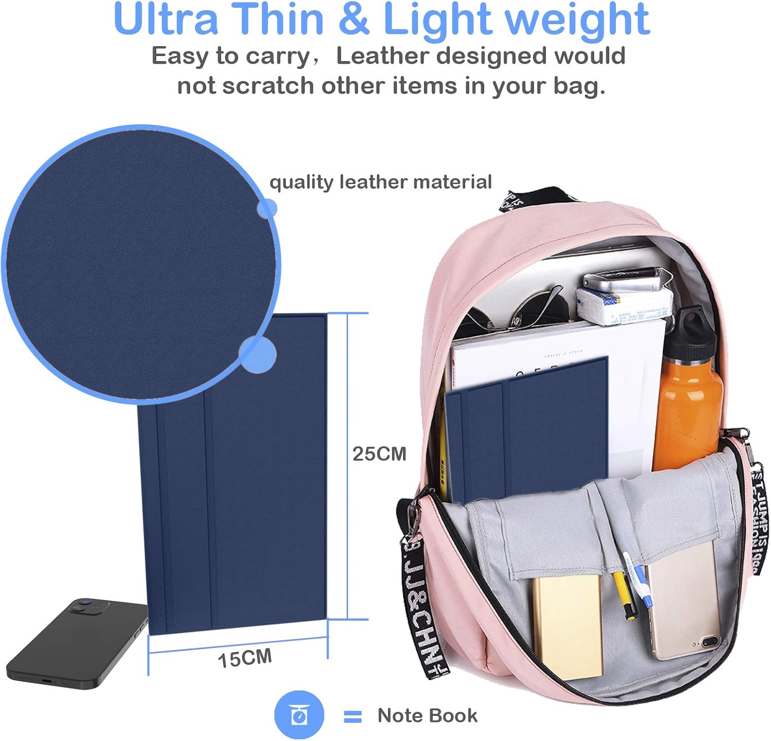 Screen Magnifier,ORETech 12" 3D Phone Screen Magnifier for Smartphone Enlarger HD Screen Amplifier Projector for Movie Video Leather Amplifying Screen with Phone Stand for All Smart Phone-Blue