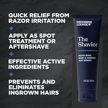 Grooming Lounge The Shavior Post Shave Remedy, Glycolic Acid & Witch Hazel