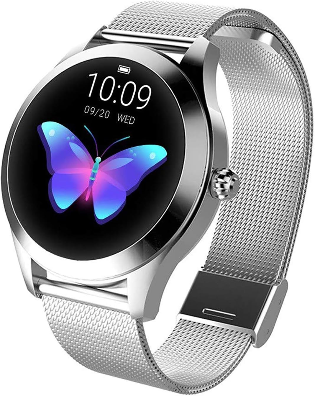 ZDY Smart Watch KW10, Round Touch Screen IP68 Waterproof Smartwatch for Women's Period, Fitness Tracker with Heart Rate & Sleep Pedometer, Bracelet for IOS/Android.