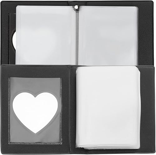 ARTIBETTER 2 álbumes de fotos de 3 pulgadas para fotos, soporte para tarjetas de fotos, álbum de fotos, álbum de fotos, mini álbum de fotos para