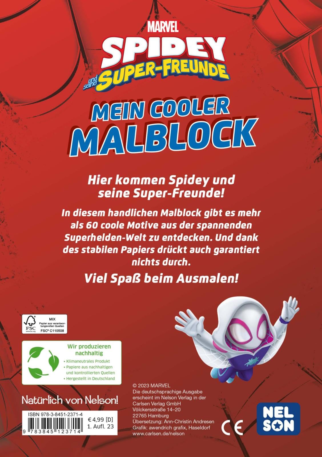 MARVEL Spidey und seine Super-Freunde: Mein cooler Malblock: Malblock