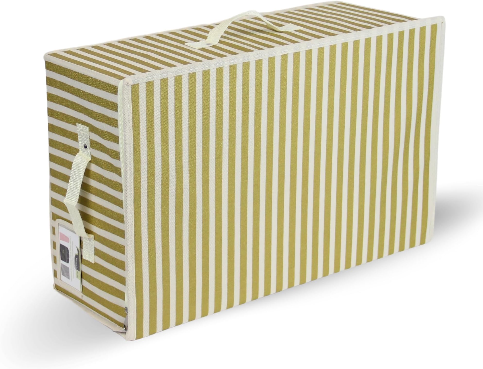 Hoesh InternationalHoesh UK - Gold Stripe Medium Wedding Dress Box With Lid & Acid Free Tissue, Under Bed Storage for Bridal Gown, Clothes