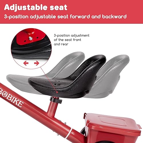 Miniatura 3 de Bicicleta para niños, triciclos para niños de 2 a 5 años, Radio Flyer Red Rider Trike (rojo)