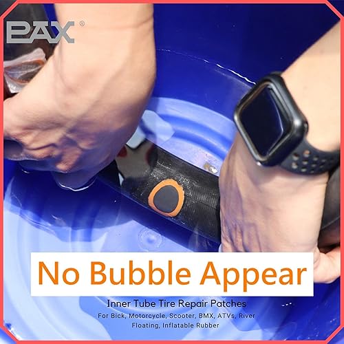 Miniatura 4 de PAX 48 parches redondos de tubo interior de 1.969 in de diámetro, parche de reparación de neumáticos planos para automóvil, camión, tractor,