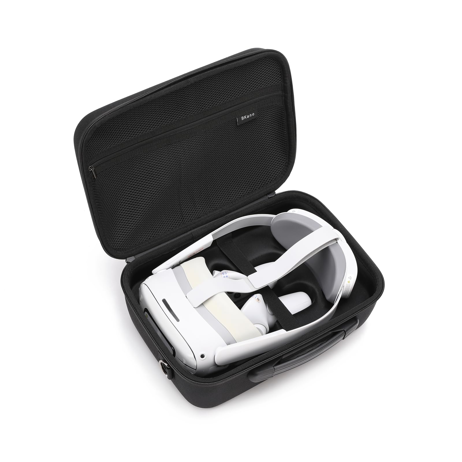 Custodia rigida per accessori Pico 4 Ultra, borsa da viaggio all-in-one, borsa a tracolla per cuffie VR, controller e altri accessori, 31 x 21 x 13,5 cm (nero)