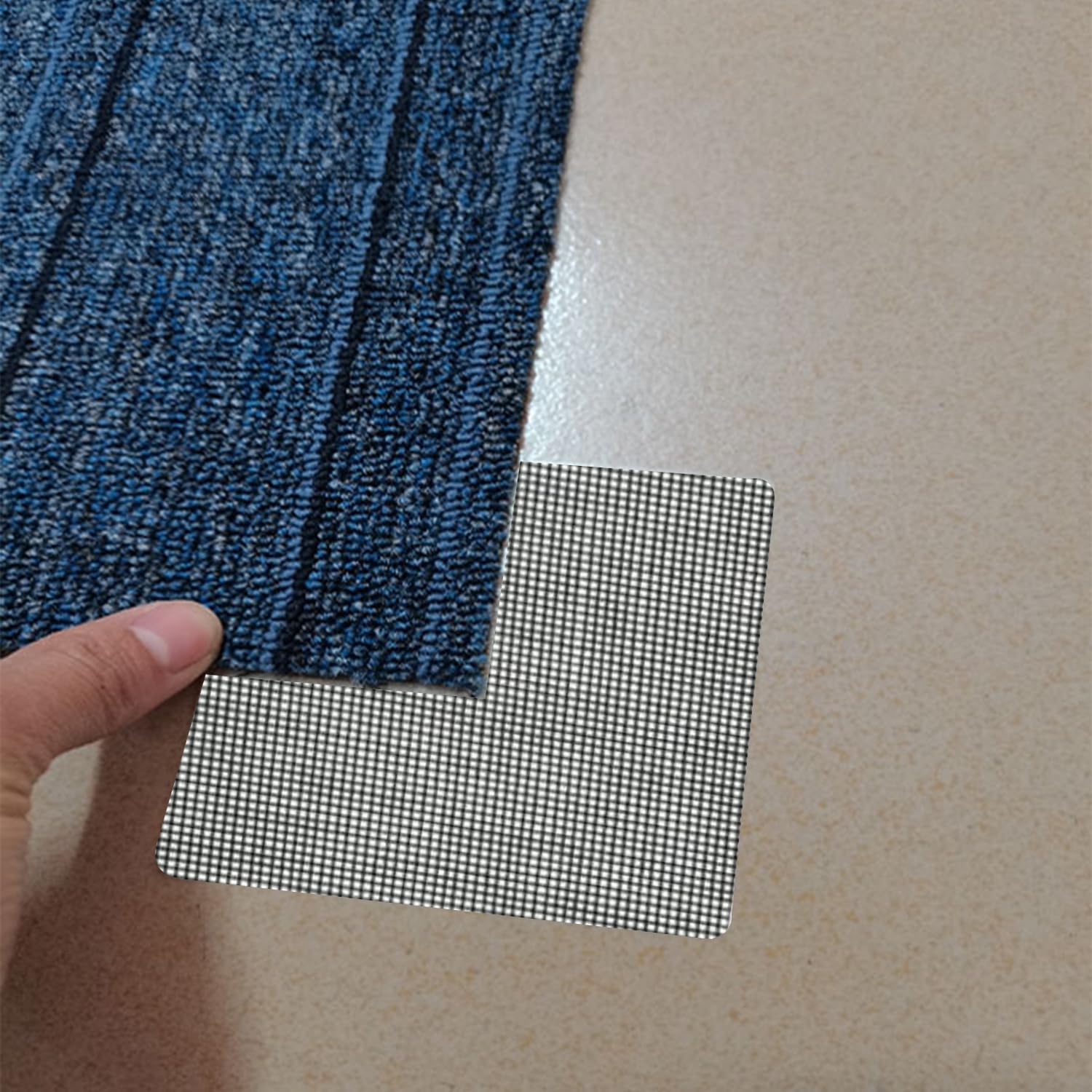 4" x 4"Carpet Tile Adhesive Connectors Carpet Square Adhesives That Creates a Floating Floor 120 tabs per Pack