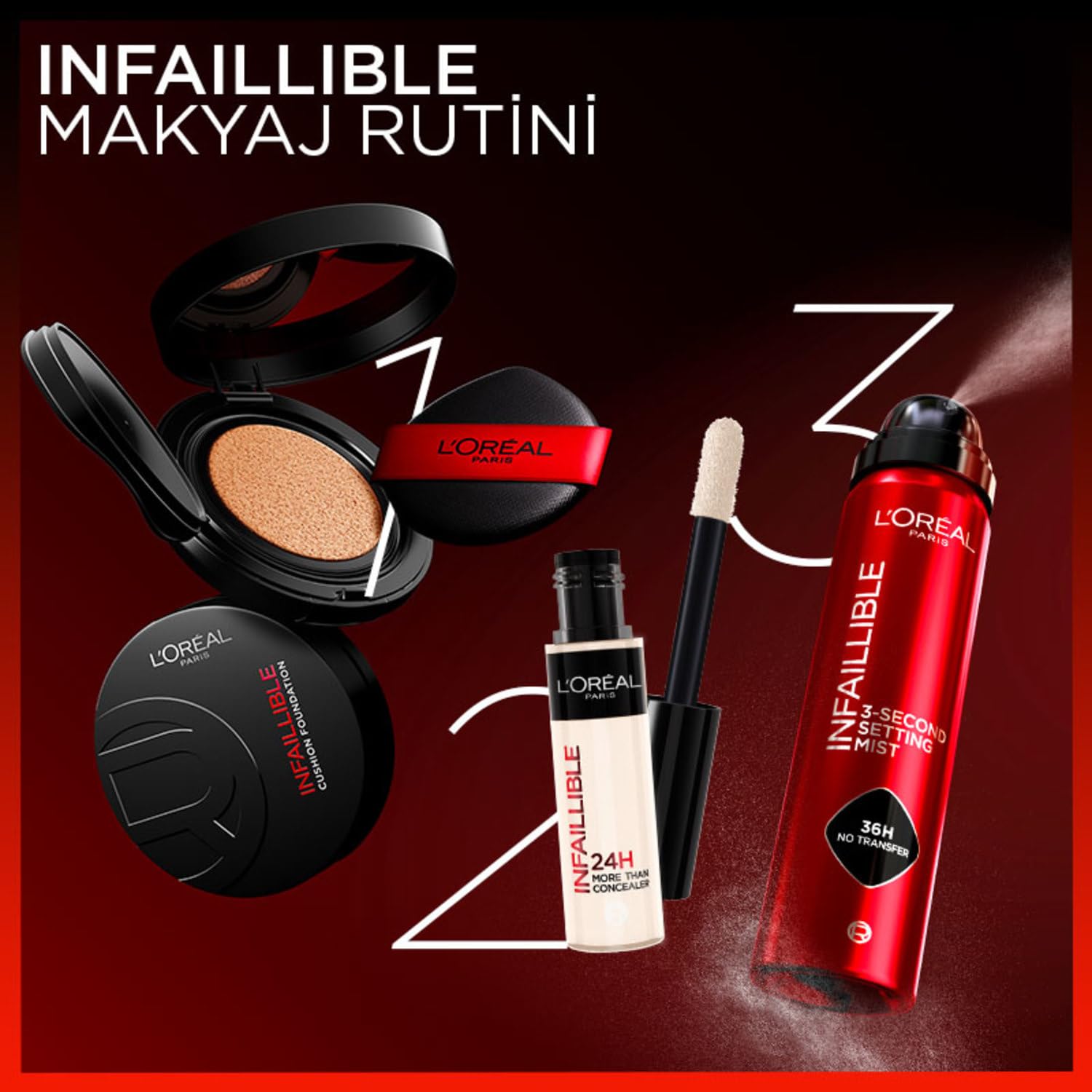 L'Oréal Paris Infaillible Freshwear Cushion Fondöten - N 127