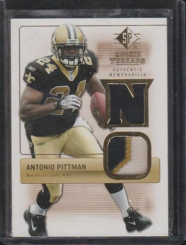 2007 SP Antonio Pittman Saints Rookie Jersey Football Card #RT-PI