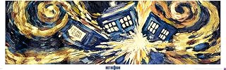 POSTER STOP ONLINE Doctor Who - TV Show Door Poster (Van Gogh's Exploding Tardis) (Size 62" x 21") (Poster & Poster Strip Set)