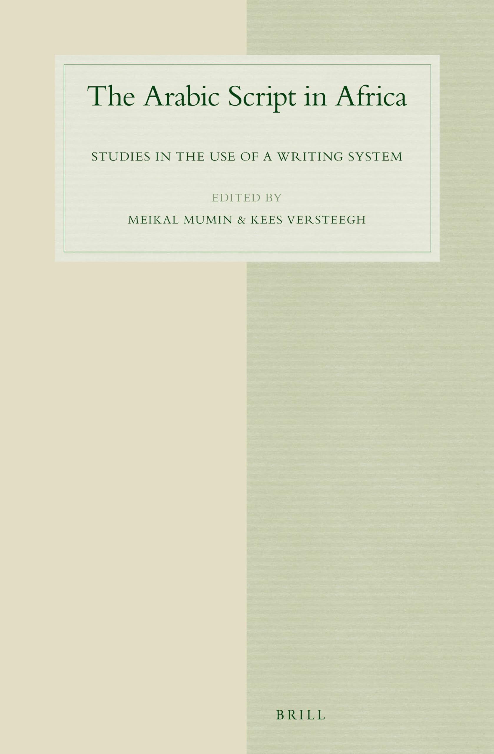 The Arabic Script in Africa: Studies in the Use of a Writing System: 71 (Studies in Semitic Languages and Linguistics, 71)