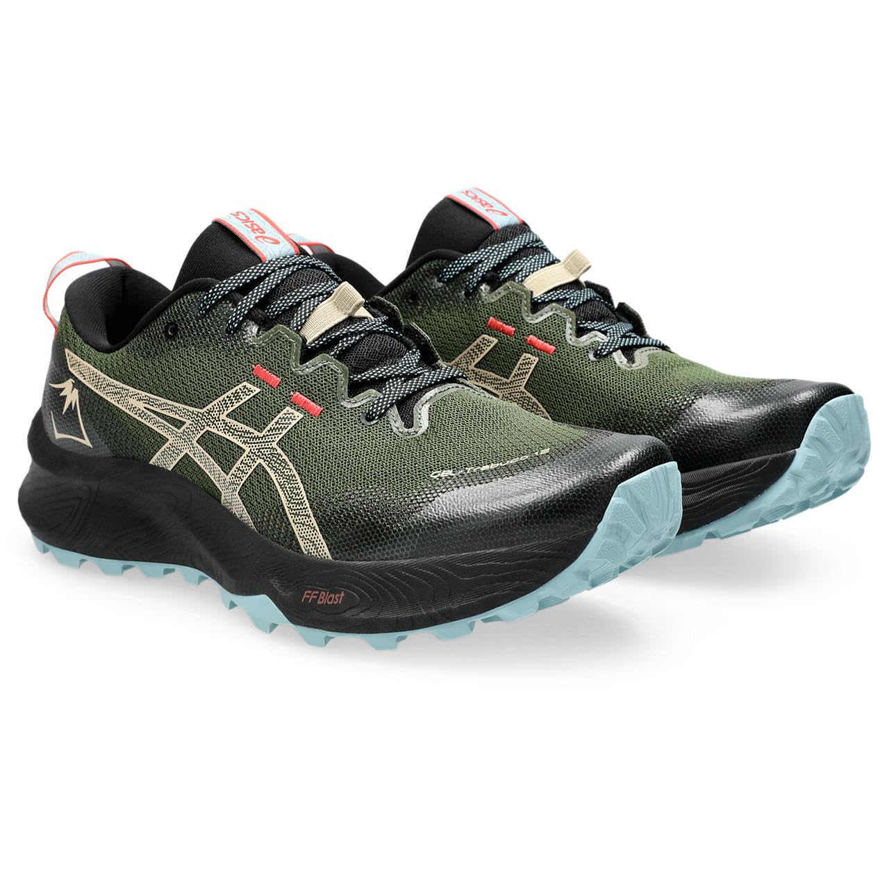 Asics Gel-Trabuco 12 SneakerHomme 39 EU Smog Green Feather Grey