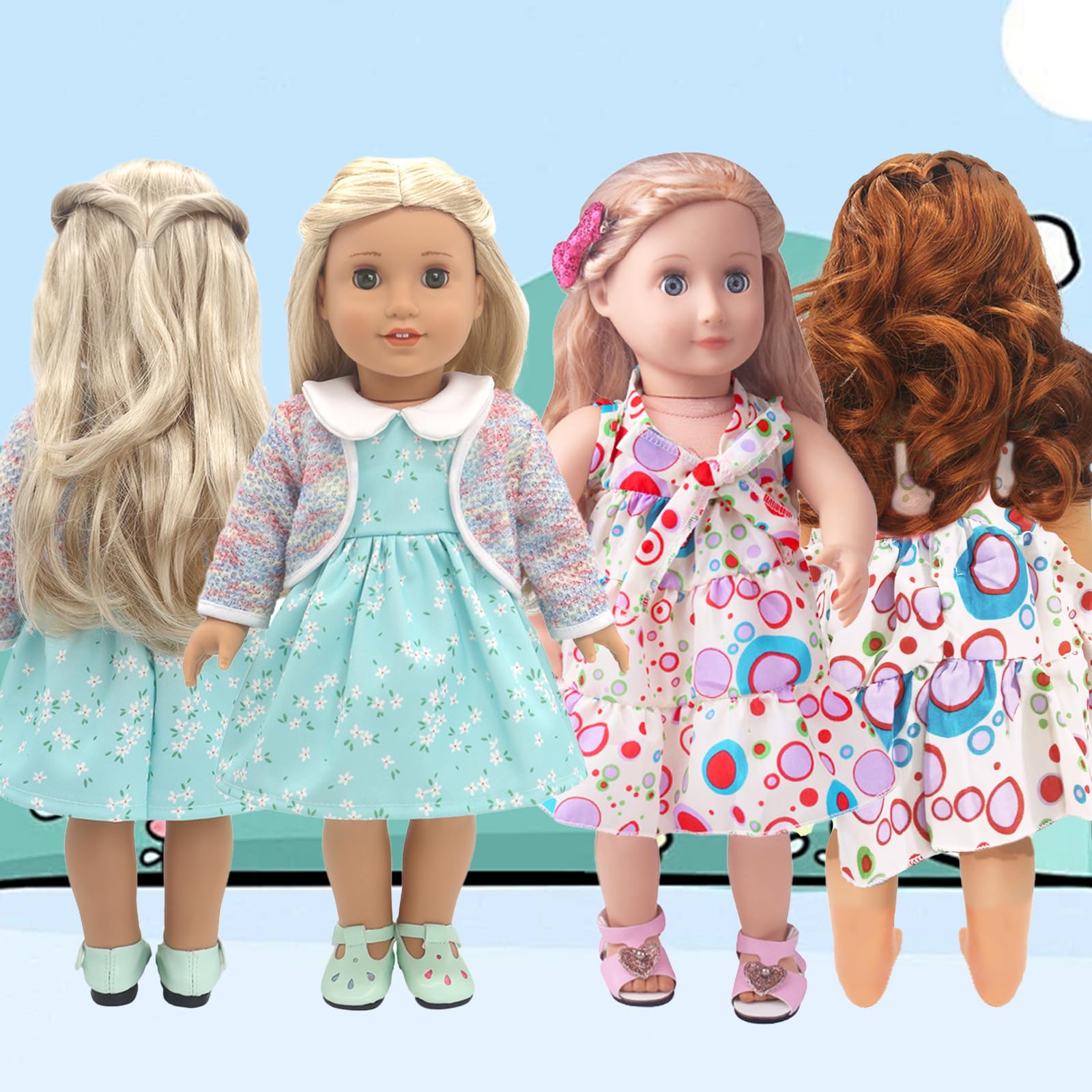Set De Ropa Para Muñecas De 30 Cm – Abrigos, Vestidos Y Faldas Para Personalizar Tu Muñeca