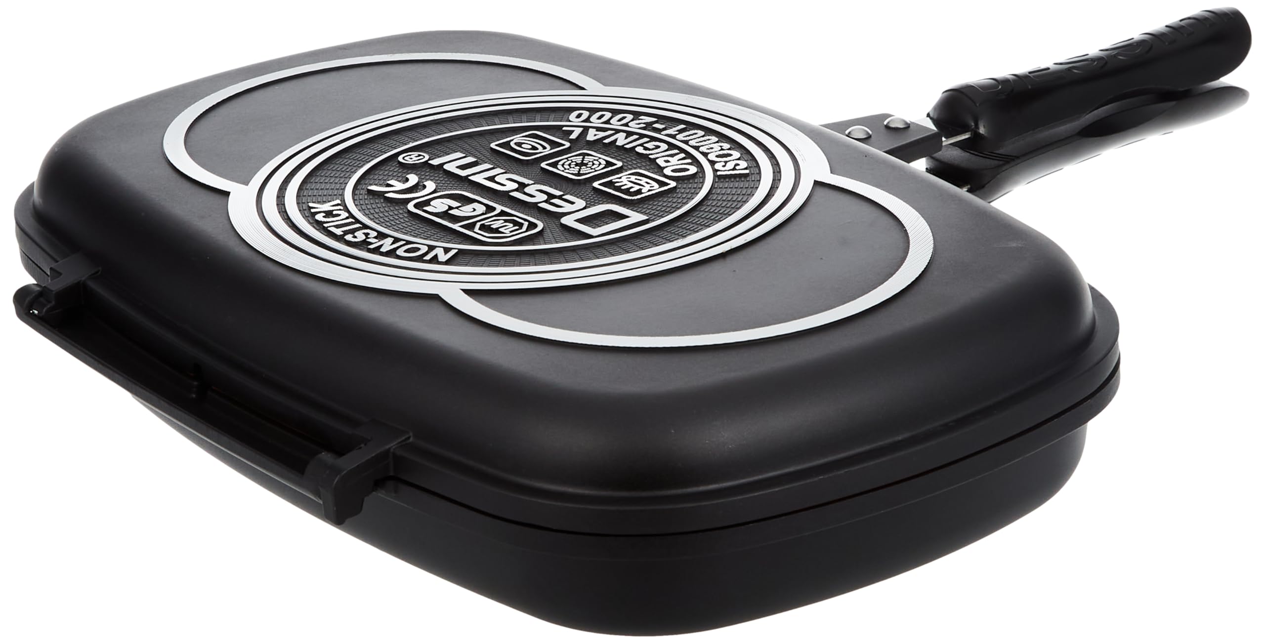 Dessini Double Aluminum And Plastic Grill Pan 40 Cm Black