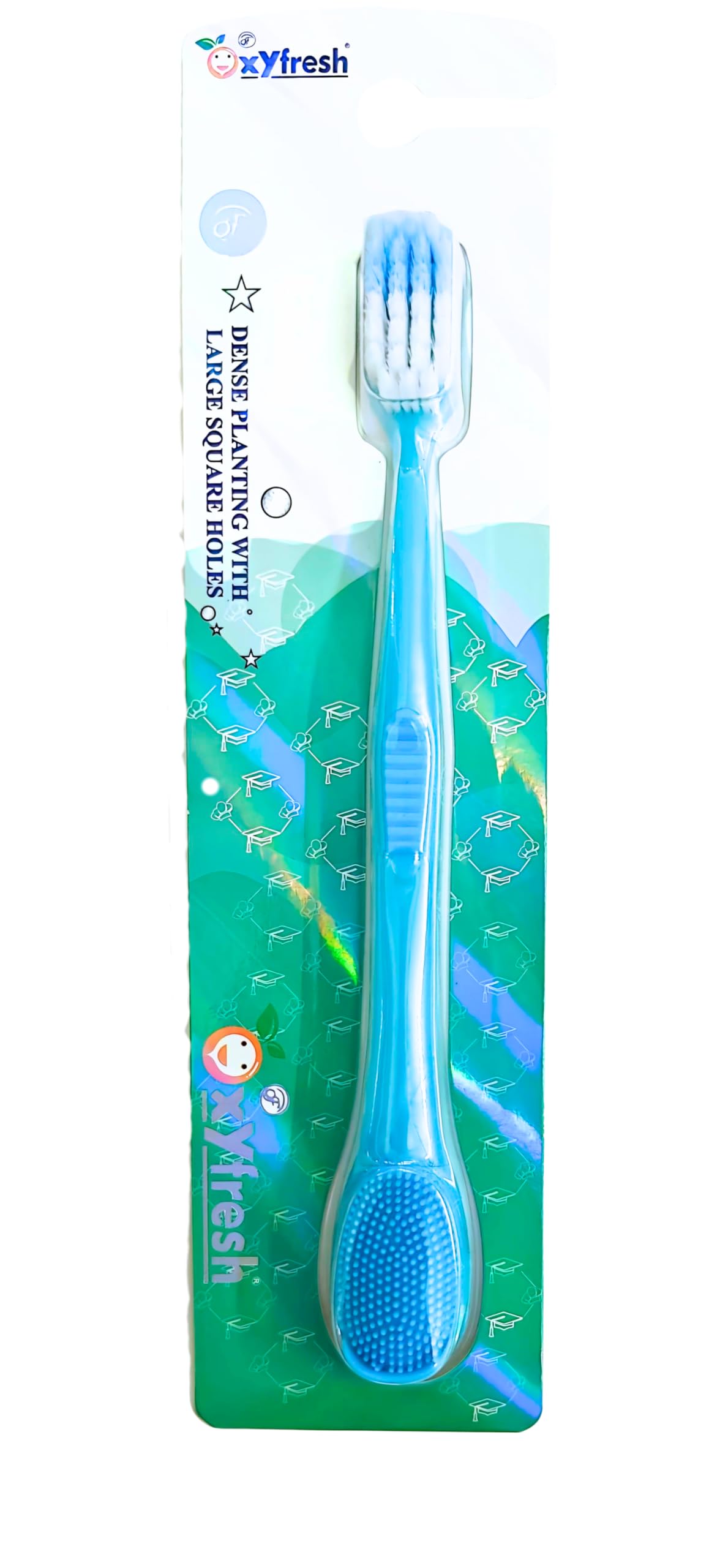 Oxyfresh Ultra Soft Toothbrush with Altra Soft Bristles – High-Density Bristles for Sensitive Gums, Integrated Tongue & Cheek Cleaner, Superior Plaque Removal (Single Pack)-picture-26