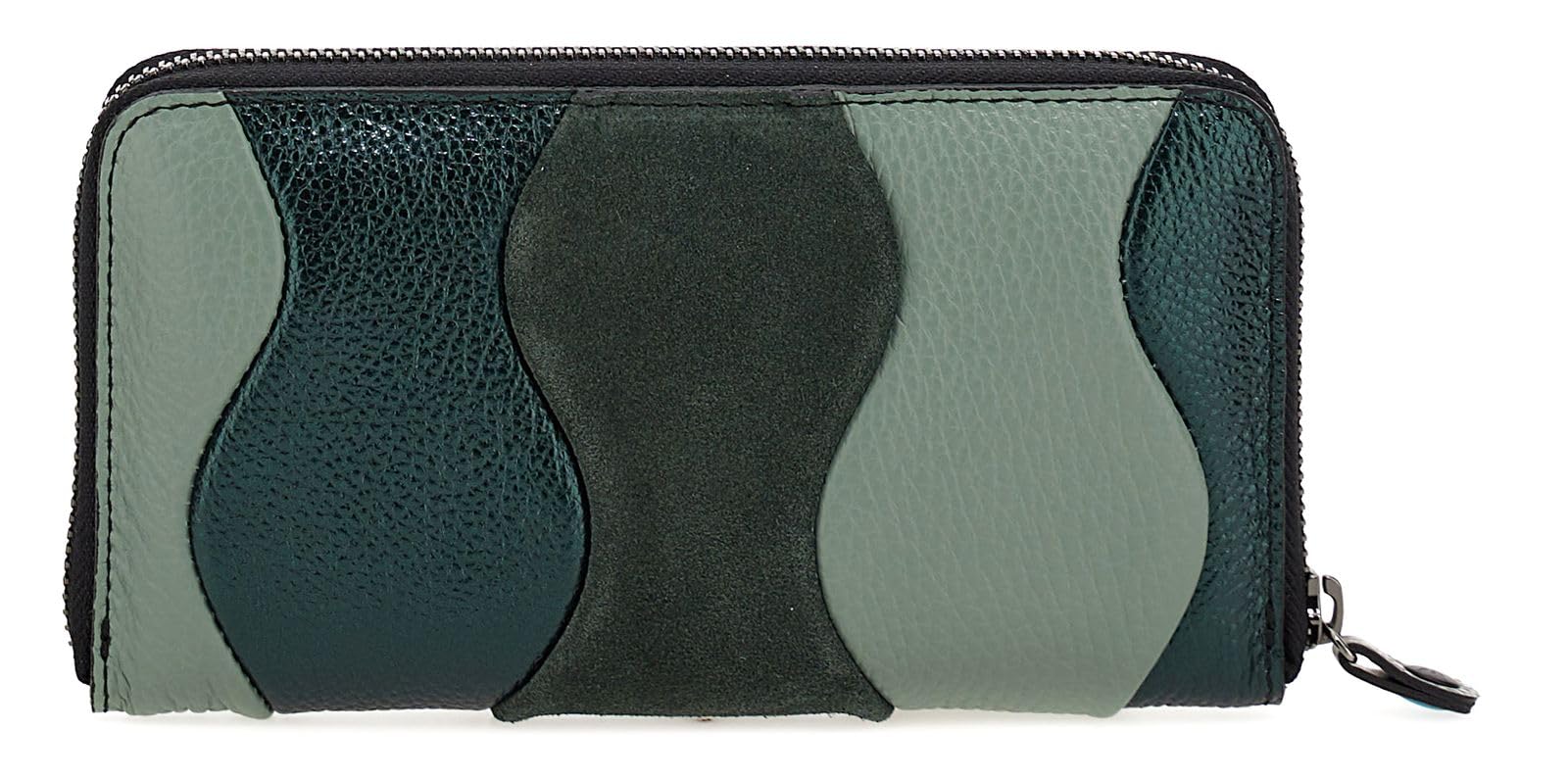 Gabs Pelle portafoglio GMONEY17 Momu Scultura Timo verde bosco
