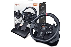 PXN V900 Steering Wheel for Xbox One, Xbox Series S/X, PC, PS3,...