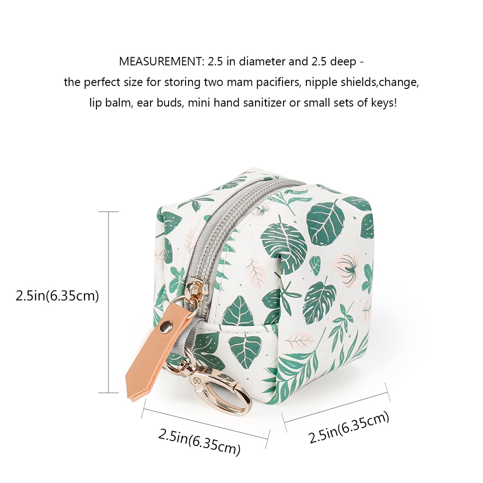 Boîte à tétine porte-tétine avec attache rangement 2 tétines voyage maison