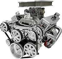 Vista 2 de March Performance 20260 - Kit de polea ultra serpentina para motor Chevy de bloque pequeño