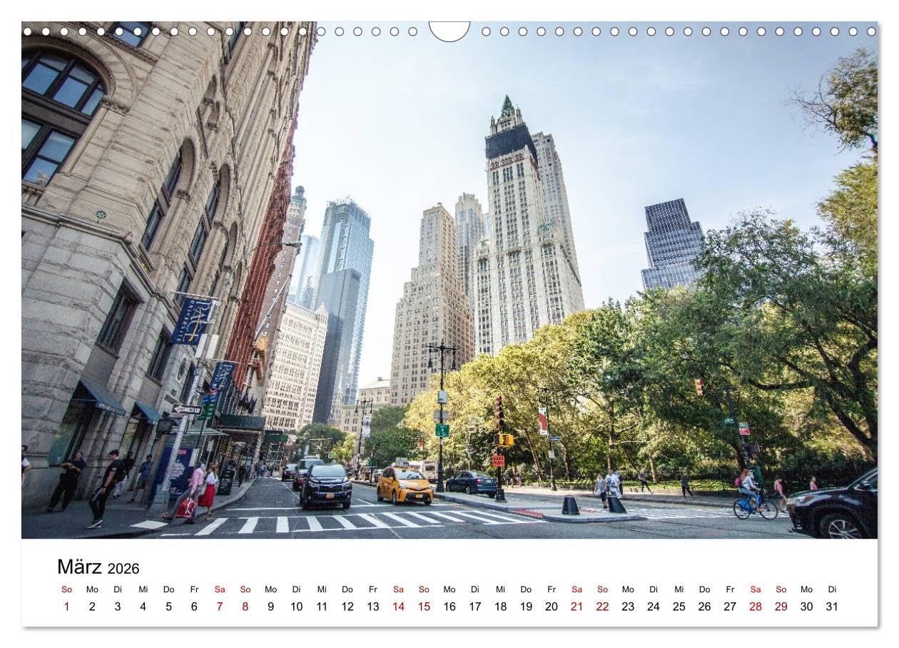 Weltstadt New York (Wandkalender 2026 DIN A3 quer), CALVENDO Monatskalender: Fotoreise in die Weltstadt New York City