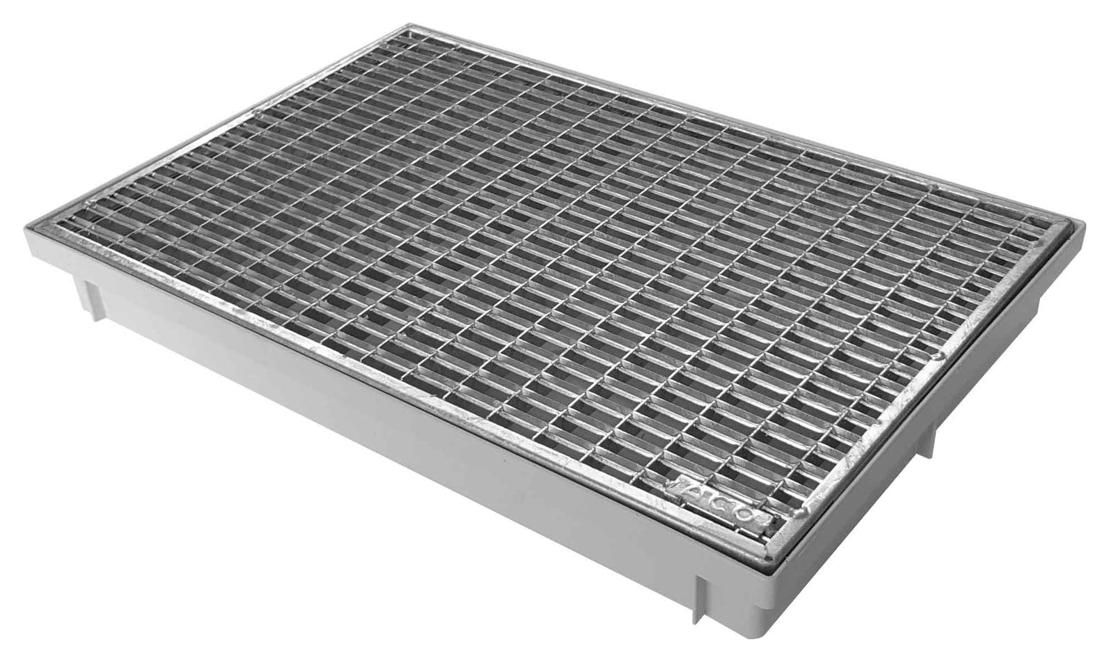 ACO 60x40cm Schuhabstreifer V-Stab Maschenrost mit Bodenwanne Vario Light Abtreter Fußmatte