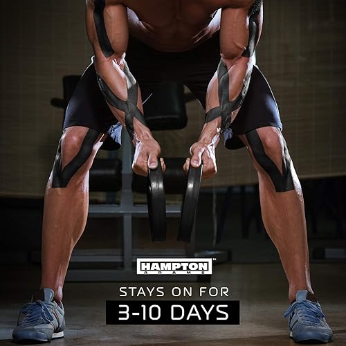 Miniatura 2 de Cinta de kinesiología a granel de 135 pies, impermeable, rollo de soporte de terapia deportiva para rodilla, músculo, muñeca, hombro,