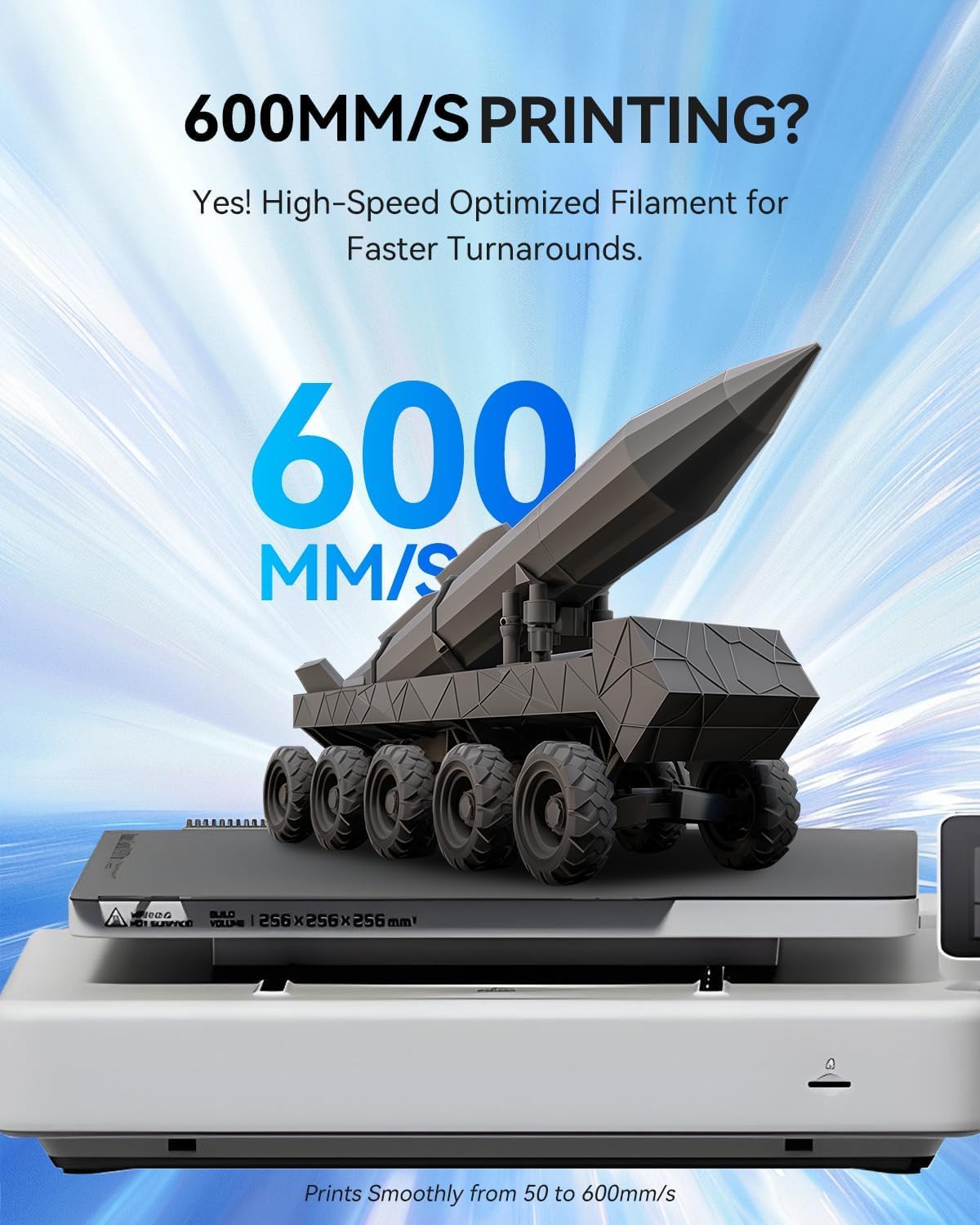 JAYO Niebieski+czerwony+biały/czarny Rapid Matte PETG filament 1,75 mm 4,4 kg