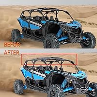 Vista 5 de X3 Cubierta Superior de Techo Duro Combinada de 4 Piezas Compatible con Can Am Maverick X3 Max X DS RS MR Turbo RR 4 Puertas 2017-2024 Accesorios