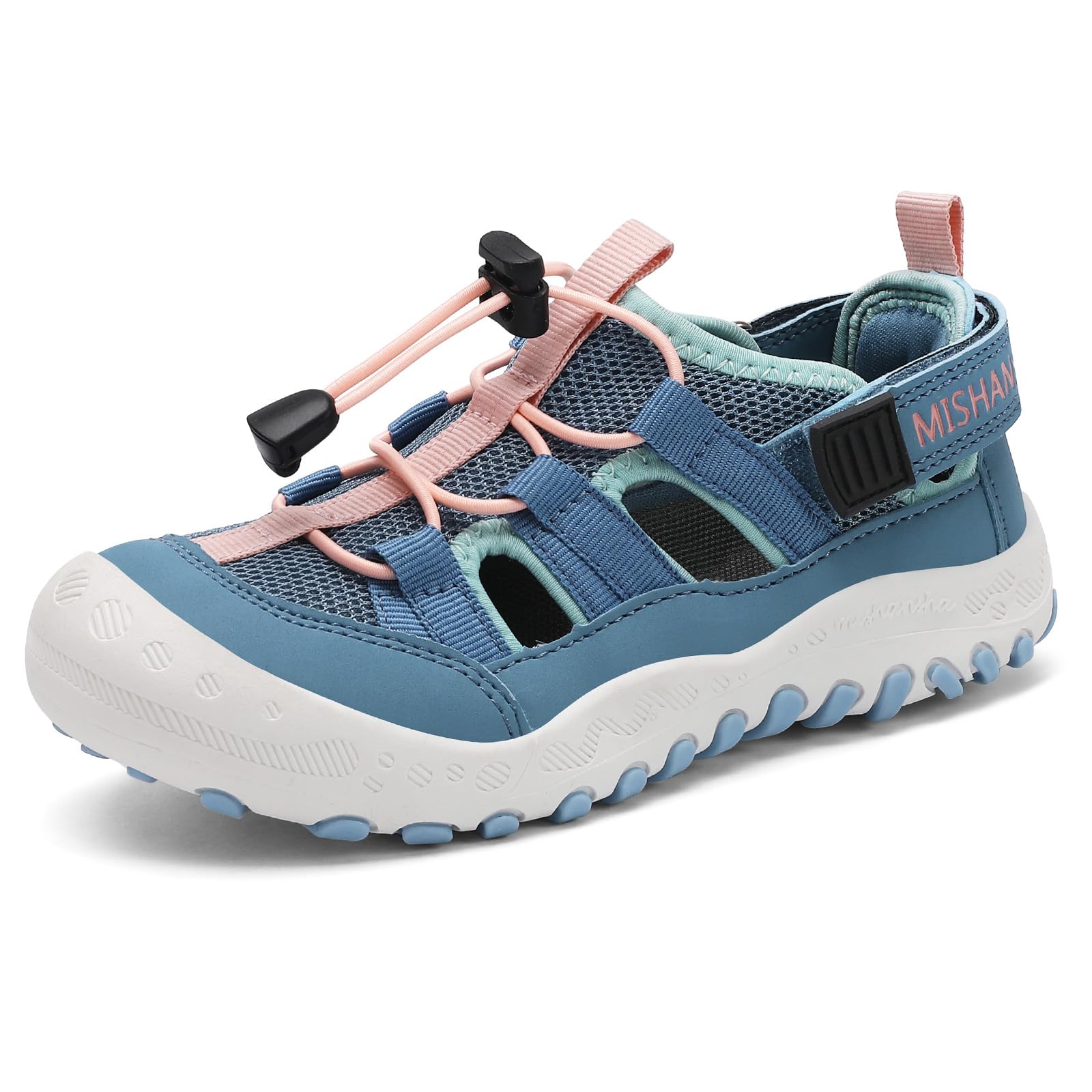 Mishansha Kids Closed Sandals Trekking Summer Outdoor Shoes Breathable 24-38 EU