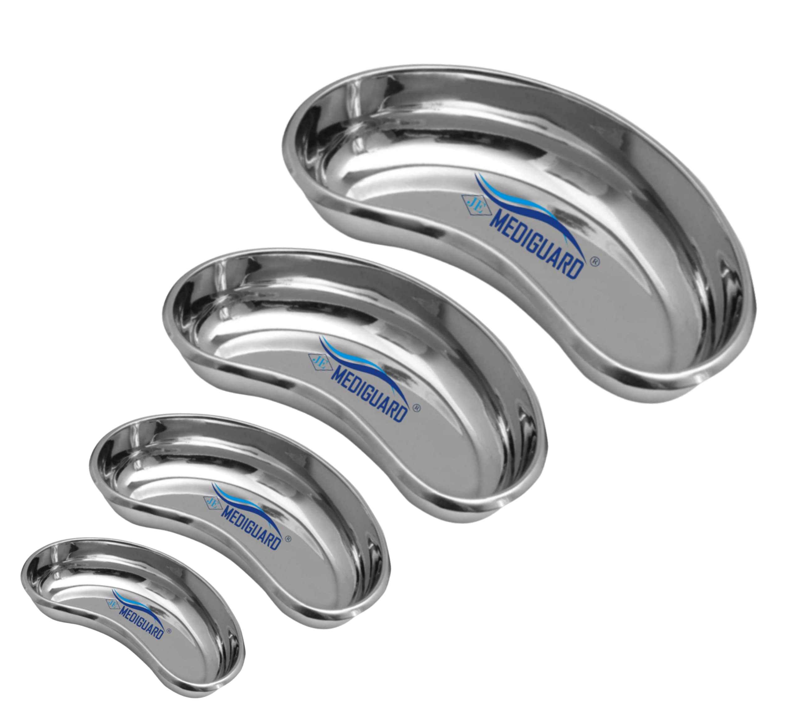 MEDIGUARD Kidney Dish Combo Of Surgical Kidney Tray Stainless Steel Kidney Tray Pack - 6" (150 MM), 8" (200 MM), 10" (250 MM), 12" (300 MM) (Set Of 4 Pcs) (B0BSVBWZ8G) Amazon Price History, Amazon Price Tracker