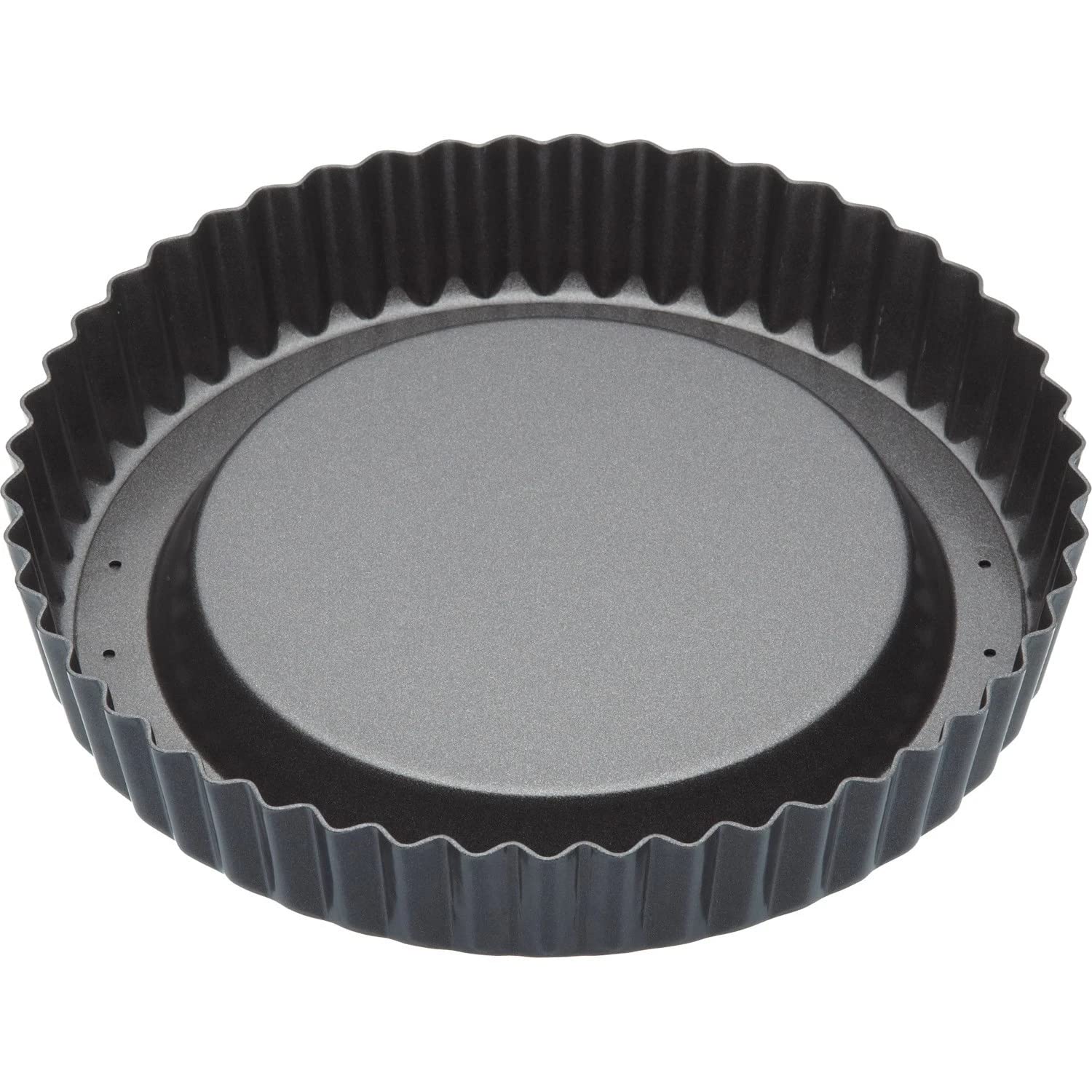MasterClass Forma do flanu z gąbką, bez PTFE, PFOA i BPA, nieprzywierająca, wytrzymała stal węglowa o grubości 1 mm, 20 cm, szara