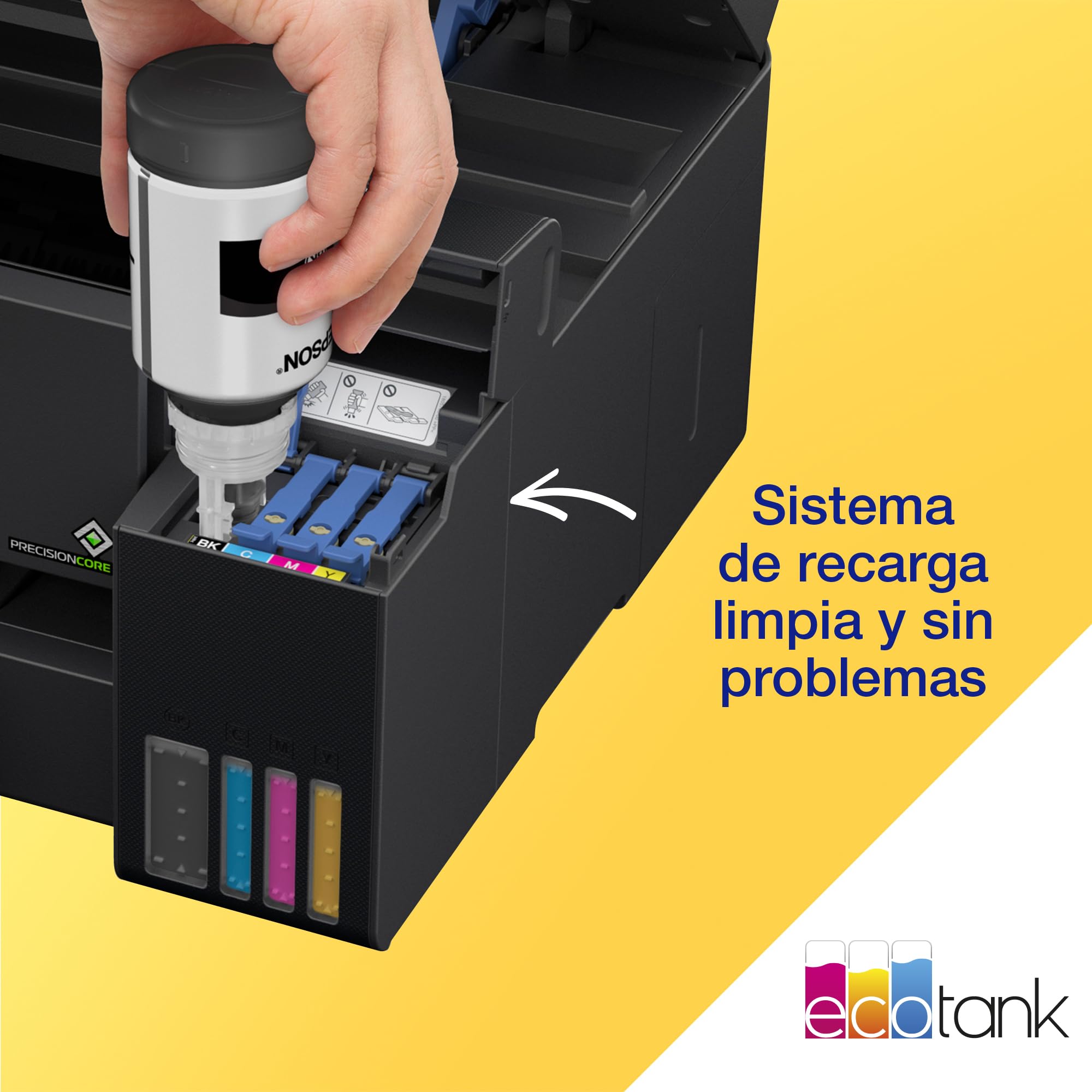 Impresora multifunción EcoTank ET-15000 A3+ con depósito de Tinta, conexión Wi-Fi y Tinta incluida para hasta 3 años.