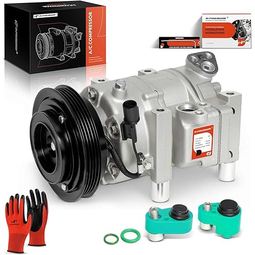 A-Premium A/C Compressor with Clutch Compatible with Hyundai Elantra 2.0L 2007-2012