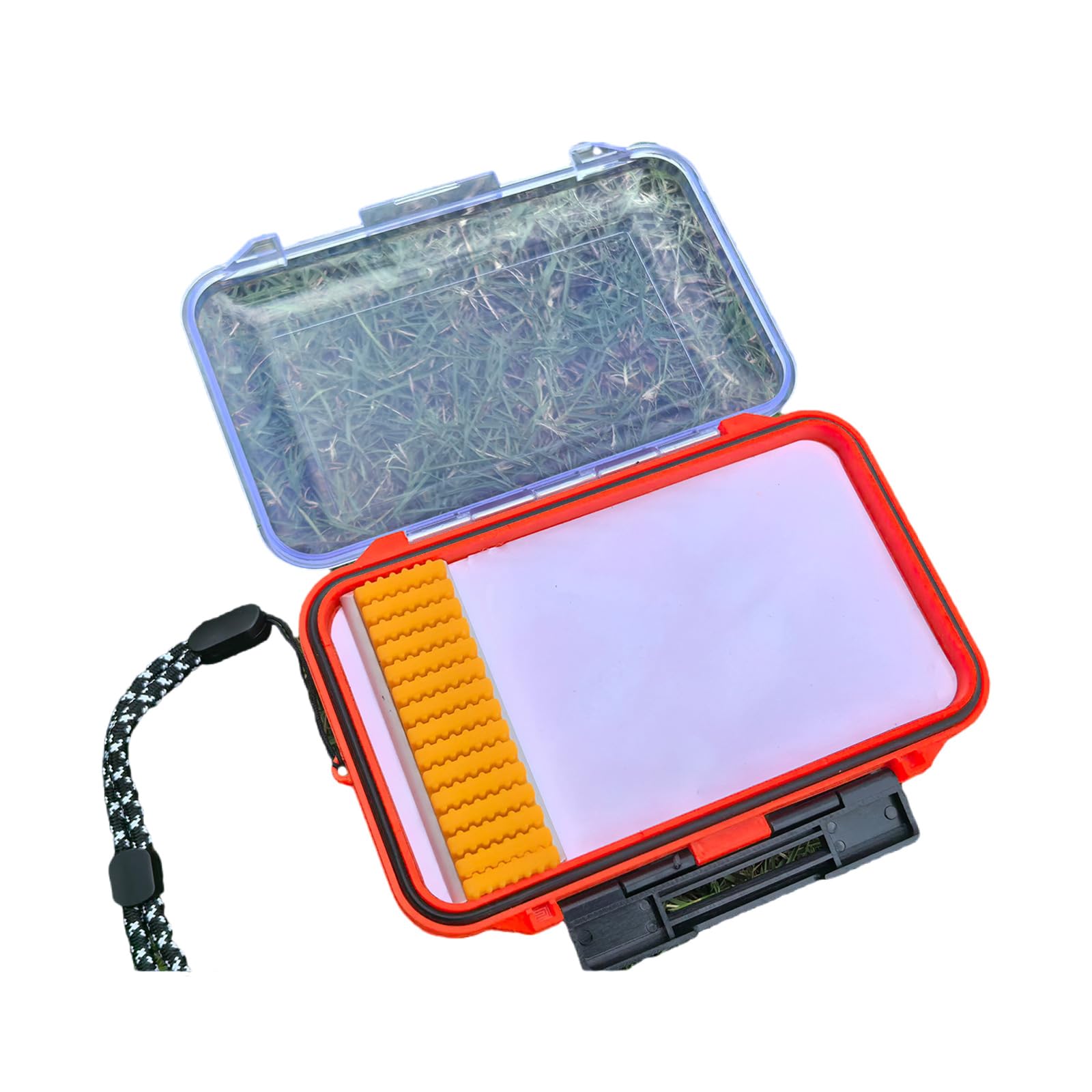 NPYQ Multi Compartment Magnetic Closure Floating Bobber Indicators Case Fishing Float Storage Box Tackle Organizers Waterproof Plastic Fishing Float Container