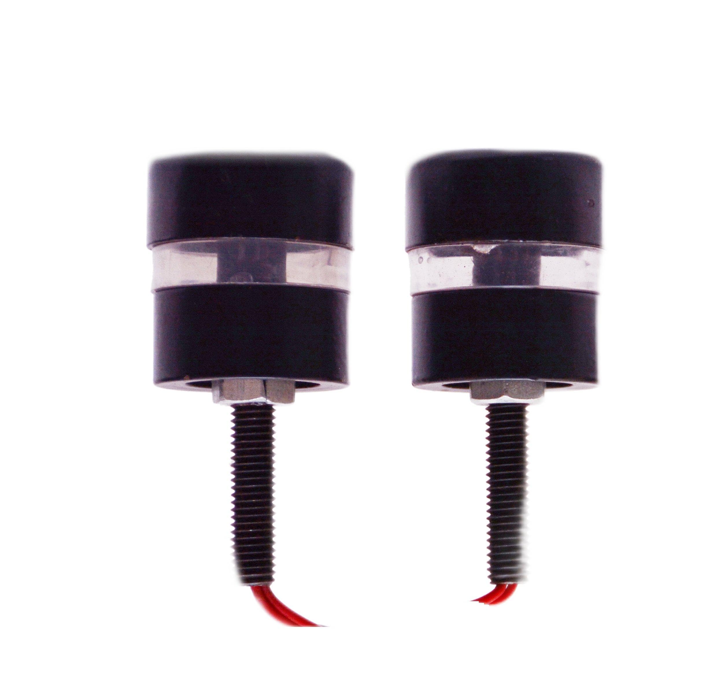 Kingsway kkmhblghtbkdl00012 Bar End Turn Signal Grip Indicators for Bajaj Pulsar 180 (Black, Pack of 2)-image-4
