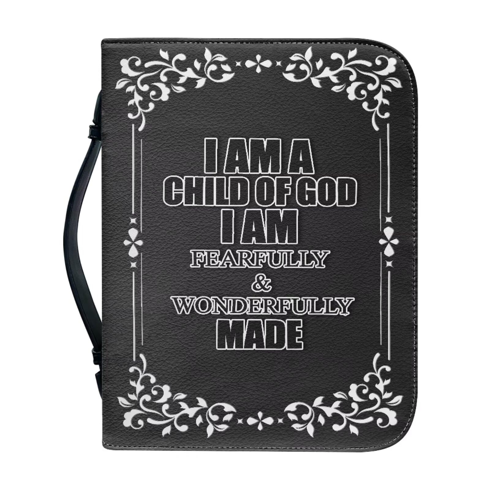 Fashion Portable Leather Bible Covers for Women Men Durable Carrying Bible Accessories 11.2 X 8 in