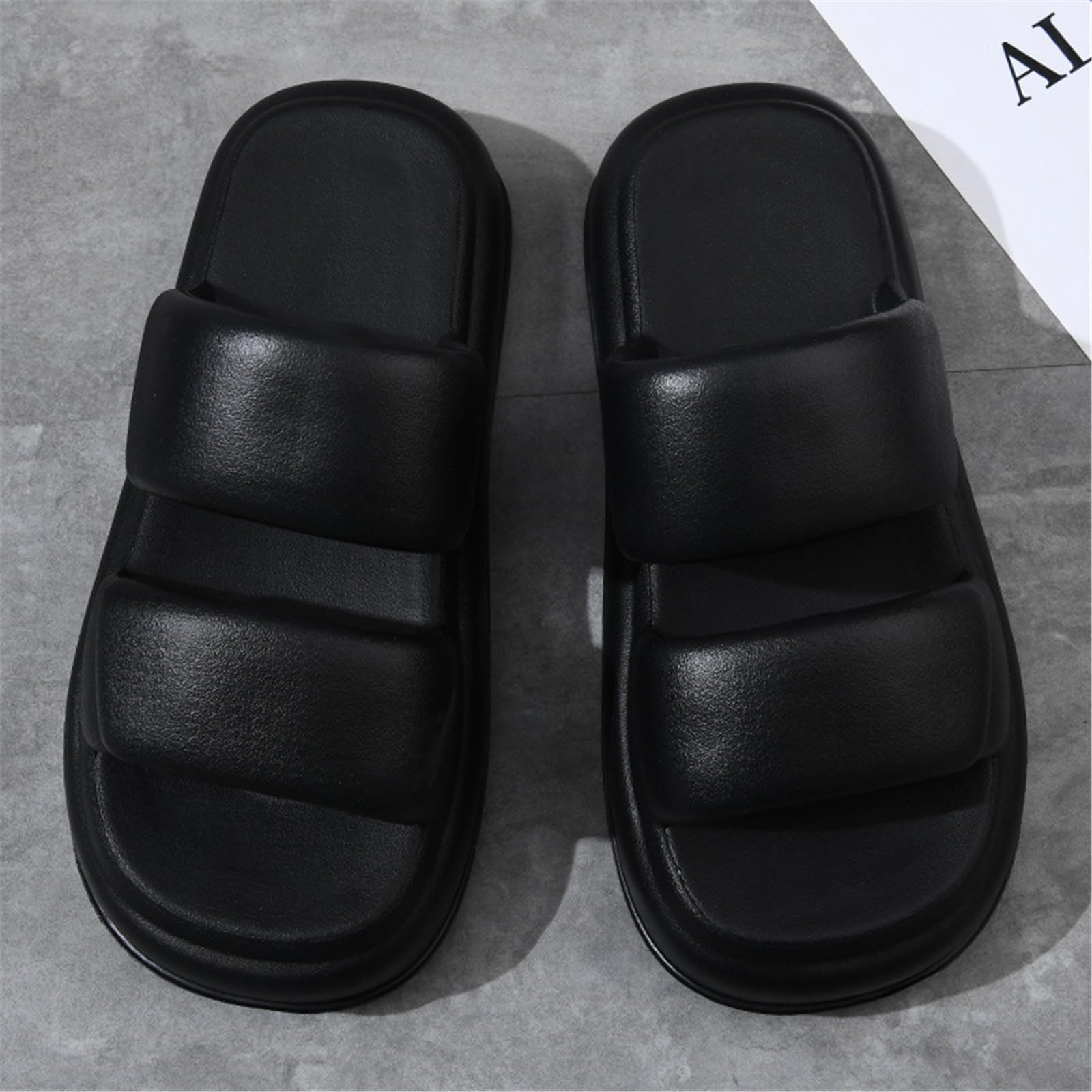 Claquette Hommes Pantoufles pour Été Loisirs Mode Tongs Chaussures De Plage Antidérapantes Résistantes À l'usure-sable-44-45