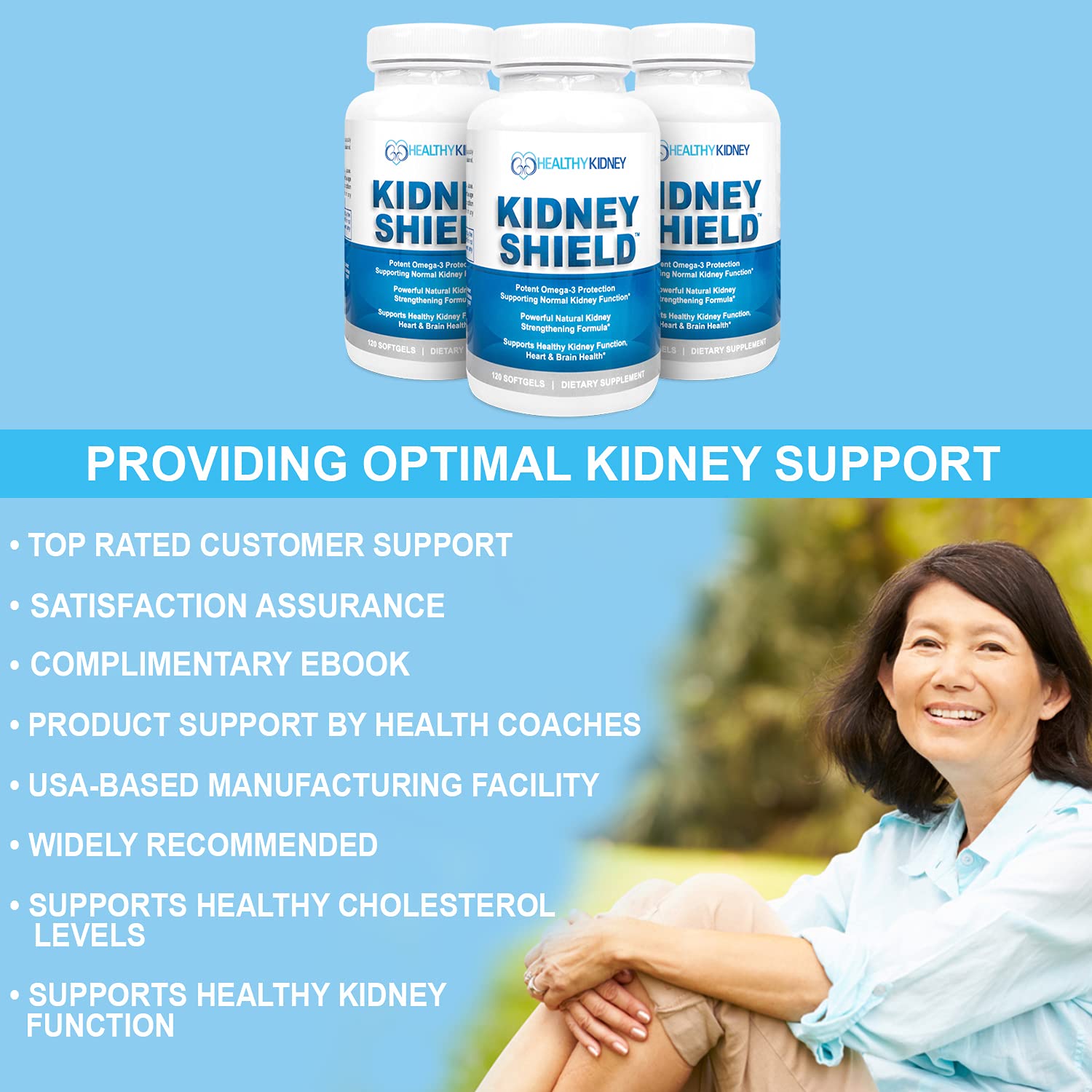 Buy Kidney Shield 120 Caps Kidney Supplement to Support Normal Kidney