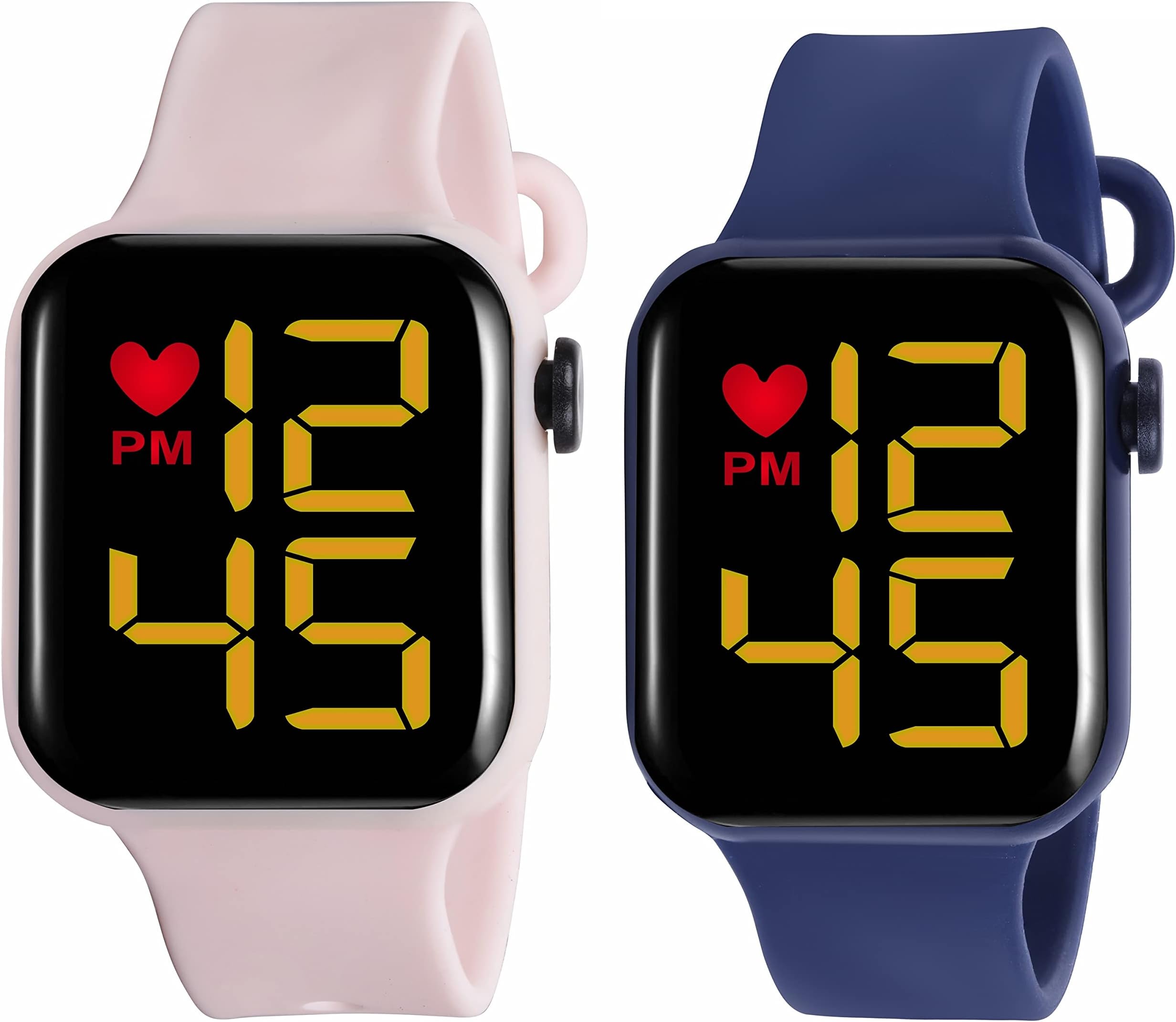 KytschChildren Watch Band Square Shape Ghadee Girl's Digital Watches for Boys