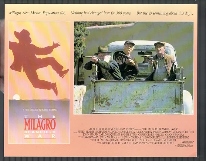 Get It Now MOVIE POSTER: Milagro Beanfield War Lobby Card Alberto Morin Eloy Vigil Drama Fantasy