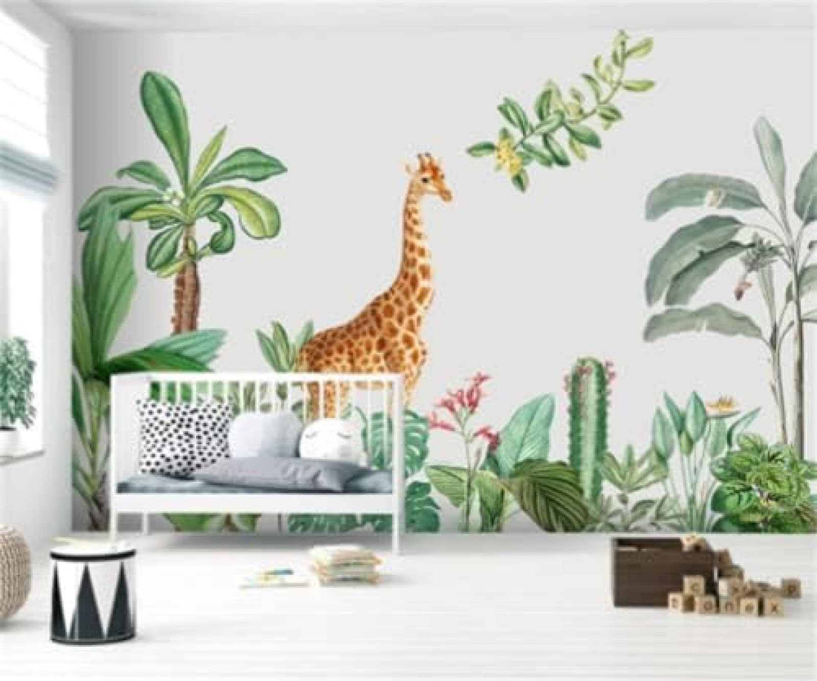 Papier peint 3D intissé chambre salon salle à manger style petite jardinage